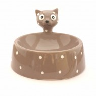 Comedero Marrón "Ceramic Cat"